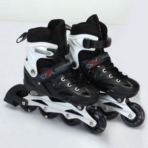 Ice skates, children's full set, roller skates for boys and girls, beginner, roller skates, flash, adjustable, for kids