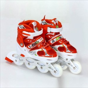roller skates brake light kids ice skates with flash function, inline roller skates with flash function