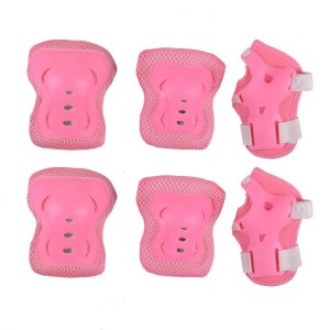 Children's roller skating protective gear 6-piece set, balance scooter, thick butterfly protector, scooter, ice skates, sports combination protection