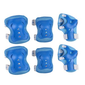 Children's roller skating protective gear 6-piece set, balance scooter, thick butterfly protector, scooter, ice skates, sports combination protection