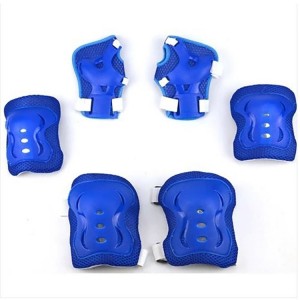 Children's roller skating protective gear 6-piece set, balance scooter, thick butterfly protector, scooter, ice skates, sports combination protection