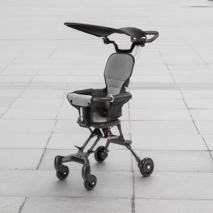 Baby stroller, stroller, children's slide artifact, one-click folding, high-view, bi-directional pocket cart