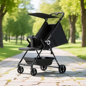 Lightweight stroller, lightweight travel pocket cart, one-click folding, seated, reclining baby artifact, stroller