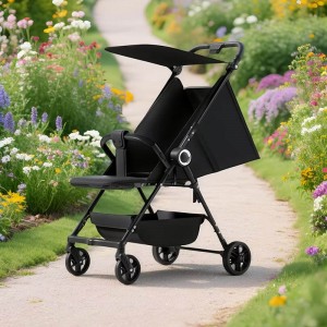 Lightweight stroller, lightweight travel pocket cart, one-click folding, seated, reclining baby artifact, stroller