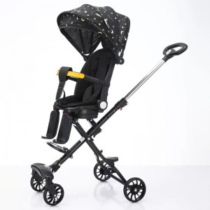 溜娃带娃遛娃神器四轮儿童婴幼儿可躺双向手推车轻便折叠1-6岁