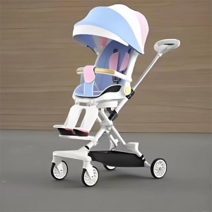 溜娃神器手推车轻便折叠婴儿推车可坐可躺高景观儿童宝宝遛娃神器