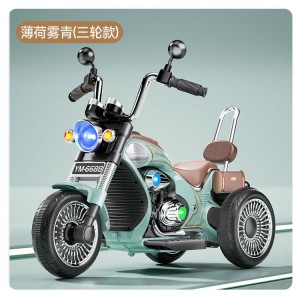 儿童电动摩托车充电三轮车男孩女孩宝宝小孩遥控驱动电瓶车玩具车