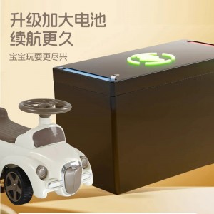 儿童四轮电动车1-3岁男女宝宝电动车脚踏车学步车音乐灯光助步车