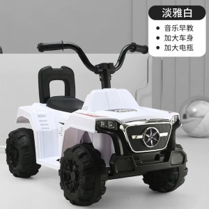 儿童电动车四轮汽车越野8岁以上男女宝宝简便沙滩车可充电玩具