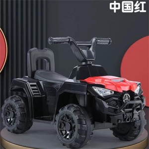 电动摩托男女孩可坐带遥控充电车沙滩车宝宝玩具车儿童四轮越野车