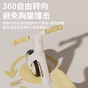 多种功能儿童平衡车无脚踏1一3-6岁宝宝滑行三轮车小孩二合一三轮车