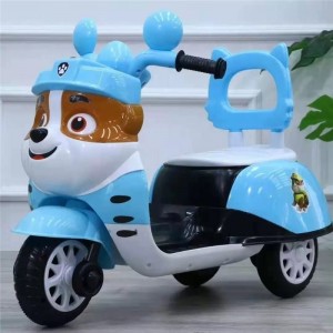 儿童电动车摩托车三轮车带音乐灯光可充电1-5岁宝宝可坐人玩具车