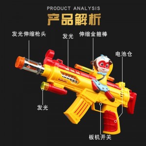 儿童宝宝猴子卡通玩具造型可爱热销地摊厂家直供声光震动炫彩灯光