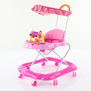 新款婴儿学步车防侧翻助步车带推把手推学步神器幼儿 babywalker