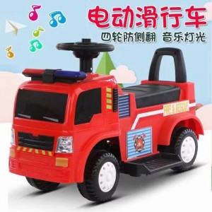 儿童电动摩托车消防车119救护车三轮车 3-6-8岁宝宝玩具车可坐人