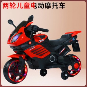 高品质塑料儿童玩具车 适合2至4岁儿童乘坐两轮摩托车