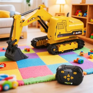 充电遥控挖掘机推土车吊车工程车声光塔吊叉车电动工程车玩具