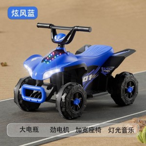 儿童电动汽车可坐人遥控车男女孩遥控越野沙滩车电动车
