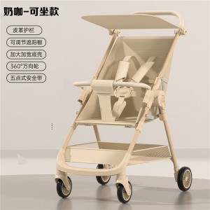 口袋车遛娃神器手推车轻便折叠宝宝高景观婴儿车可坐可躺童车