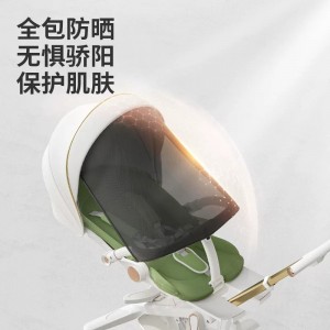 遛娃神器轻便折叠高景观0-6岁一键折叠收车带减震车身双向